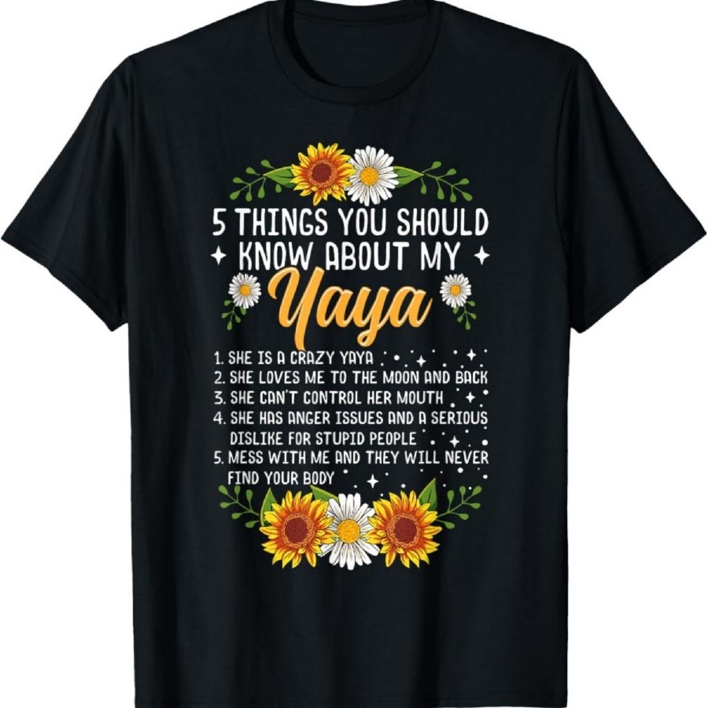 5 Things You Should Know About My Yaya Shirt Cute Girls T-Shirt