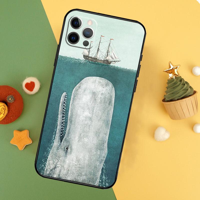 Мультяшный чехол-кит для iPhone 16 15 11 12 13 14 Pro Max XS Max X XR 7 8 Plus 12 13 Mini