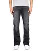 Джинсы клеш с молнией Haipeodenim Black Flare