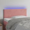 VidaXL LED Headboard Bedroom Furniture Single Bed Accessory Headboard Bed Frame Interior Pink 80x5x78/88 3121367