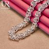 925 Sterling Silver Classic Necklace Fashionable Wedding Jewelry