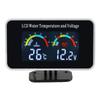 AD Waterproof LCD Digital Car Truck Voltmeter Water Temp Gauge Temperature Sensor 10mm Temperature Volt Meter 12v Voltage