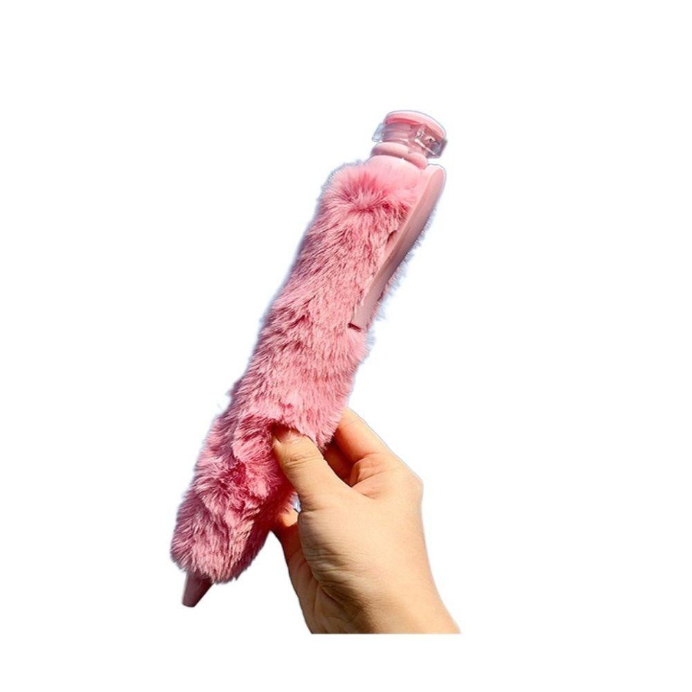 Pink Giant Ballpoint Pen Creative Pressing Pressure Reducing Pen Cute  Plush Pen  Children