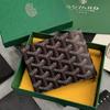 Goyard Print Unisex Folding Wallet & Card Holder