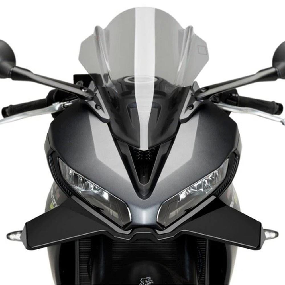 Для Daytona 660 2024 2025 Боковая ветровая накладка на крыло Аэродинамические накладки на обтекатель Мотоцикл Передний спойлер-губа Нижняя накладка на крыло