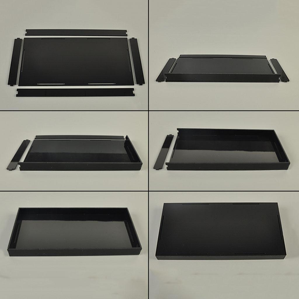 Прозрачный акриловый дисплейный ящик пылезащитный чехол для игрушечной модели фигурок 10x25x15 см