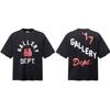 Unisex Oversized Cotton T-Shirt With Letter Print Casual Streetwear Short Sleeve Tee Teens Adults
