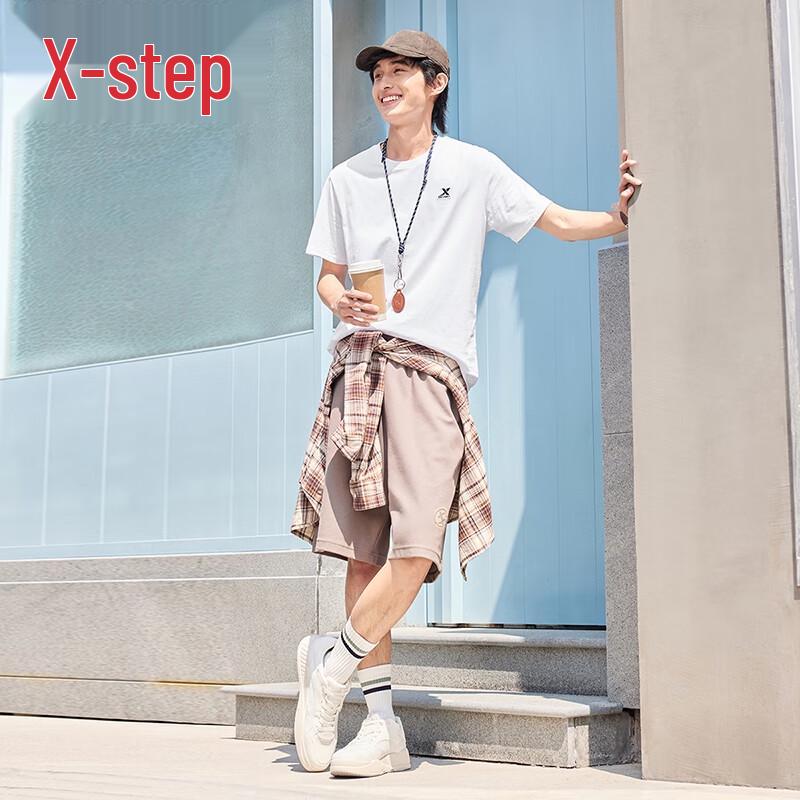 Xtep Унисекс Летняя хлопковая футболка отводящая влагу