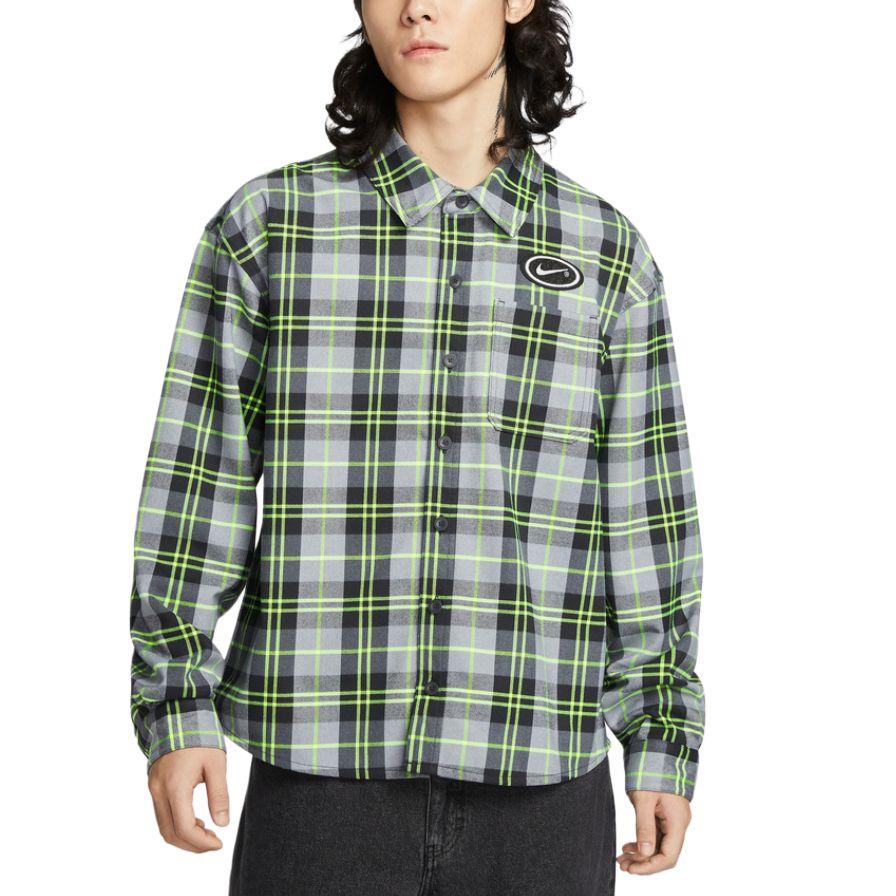 Nike Фланелевая рубашка с длинным рукавом на пуговицах мужская HV0257-070