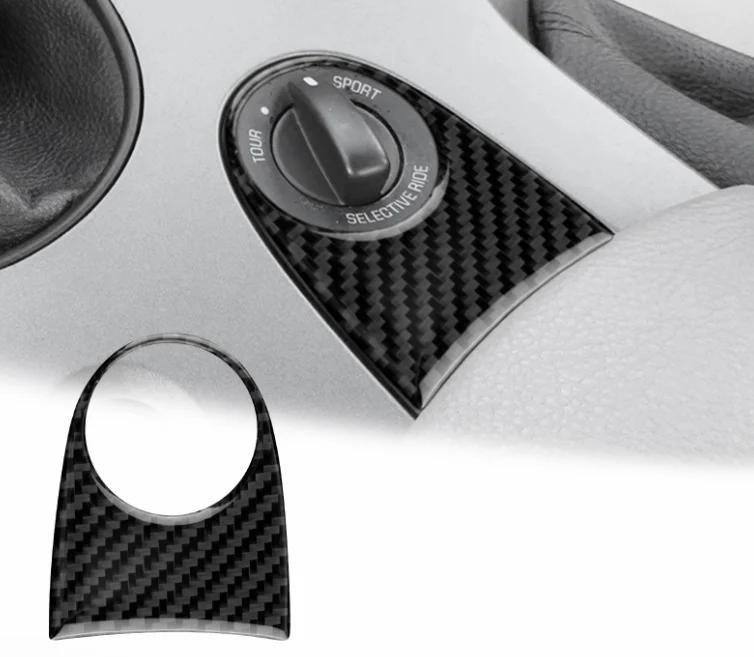 Gear Shift Panel Cover Trim for Chevrolet Corvette C6 2005-2007 Interior Accessory Carbon Fiber Style