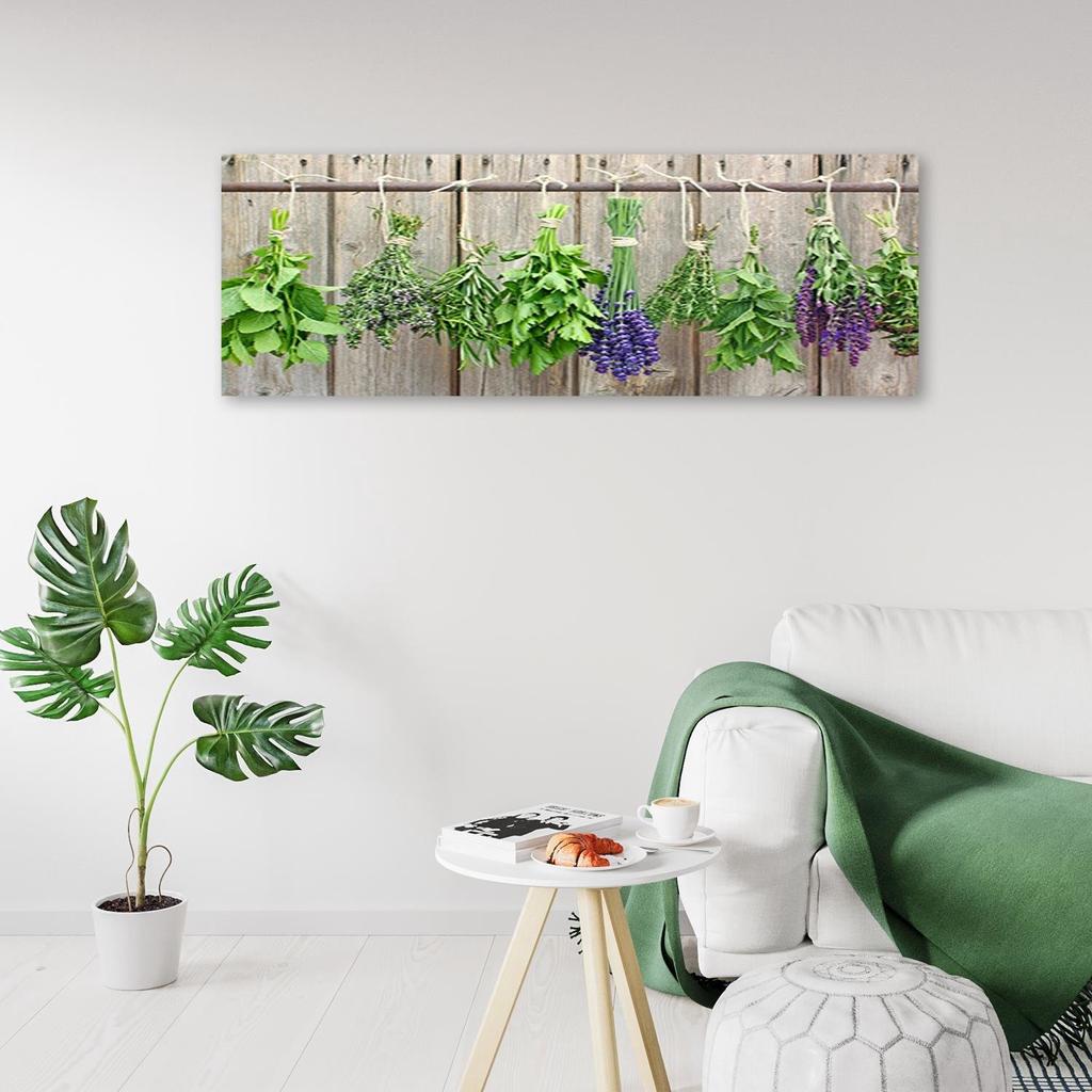Feeby Feeby Canvas print, Herbs for drying