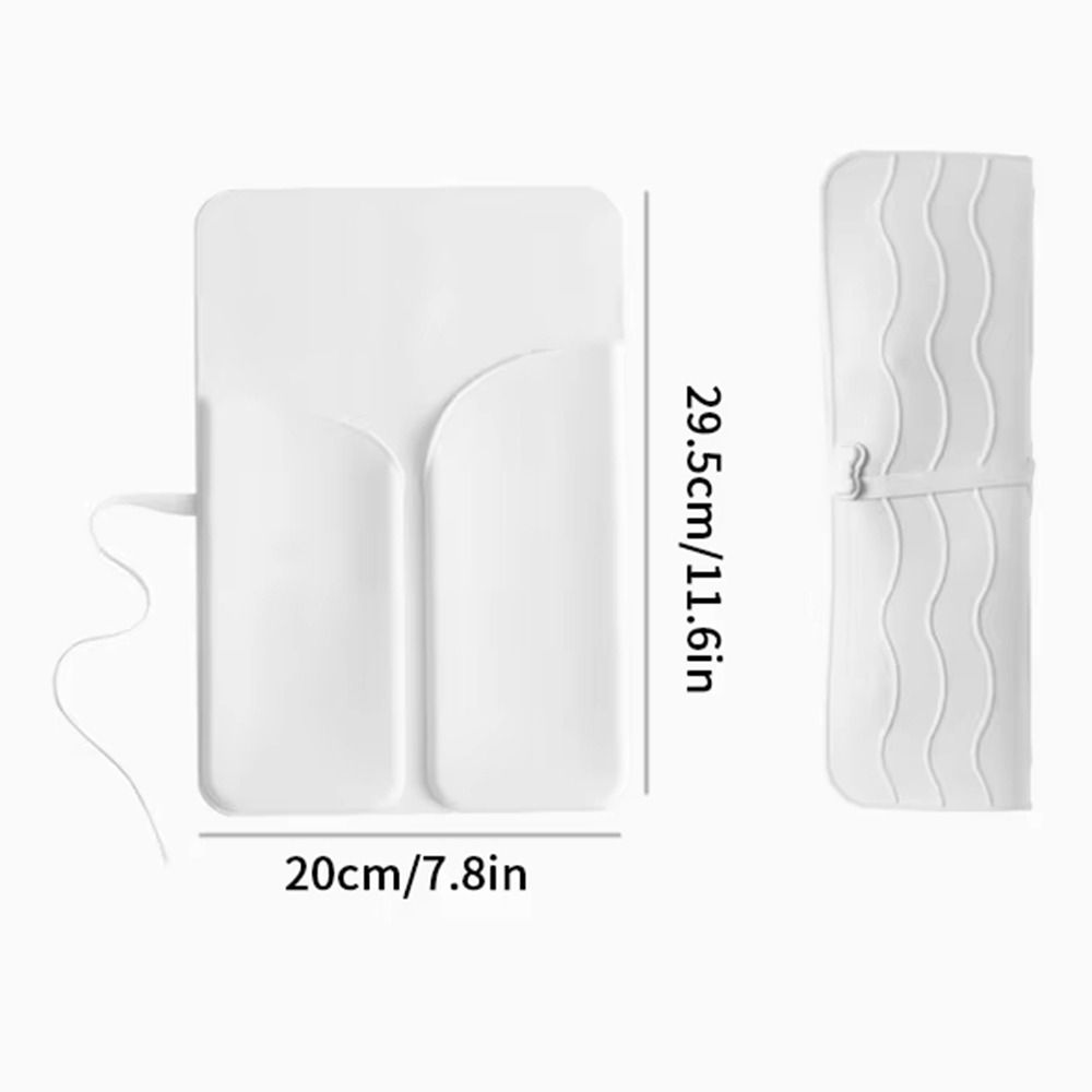 Silicone Straightener Storage Pouch 2 In 1 Curling Iron Carrying Case  Women Gift