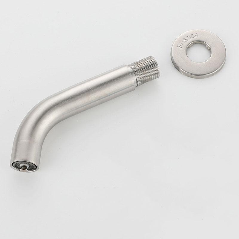 Смеситель для ванной настенный смеситель для раковины смесители из нержавеющей стали кран для холодной воды сенсорный нажимной смеситель для раковины в ванной экономичный кран для туалета