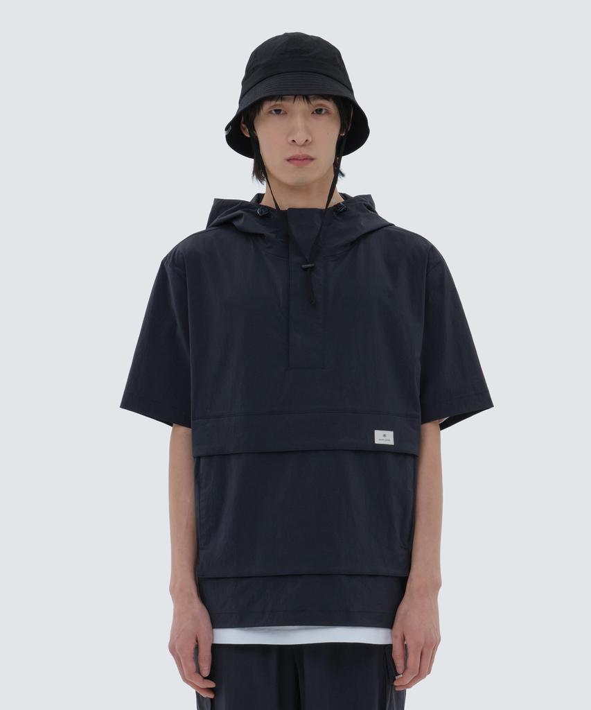 Snowpeak Apparel Root Анорак с капюшоном, короткий рукав, темно-синий (S24Muran65)