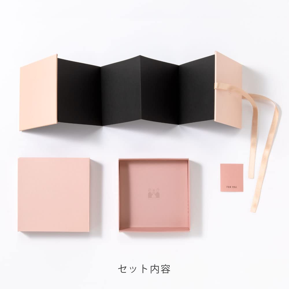 Iroha Publishing Альбом для фотоблоков Instax Square BLOCK ALBUM Формат Instax Гармошка [РОЗОВЫЙ БЕЖЕВЫЙ] GHAC-02