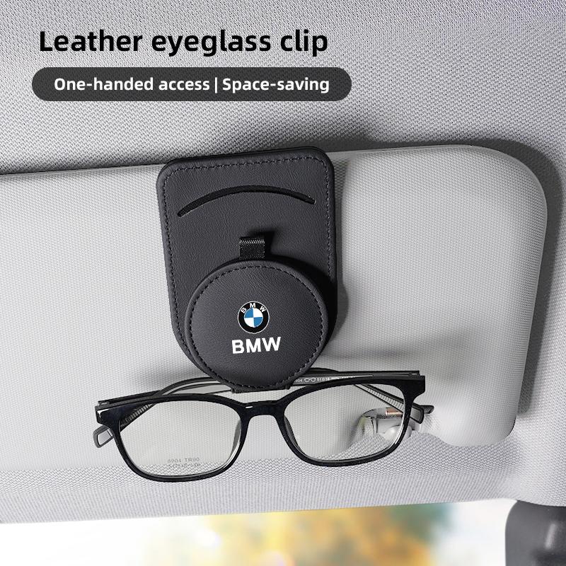 Car Glasses Clip Sunglasses Ticket ID Holder Sticker For BMW G80 G06 G07 G42 G14 G15 G16 F20 F21 X1 X3 X5 X7 M2 M3 M4 M5 M6 M7 23EG
