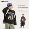 Autumn 2025 Kids' Pure Cotton Long Sleeve T-Shirt - Cartoon Print