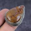 Natural Noreena Jasper Gemstone Handmade 925 Sterling Silver Ring Size 10 M5h63