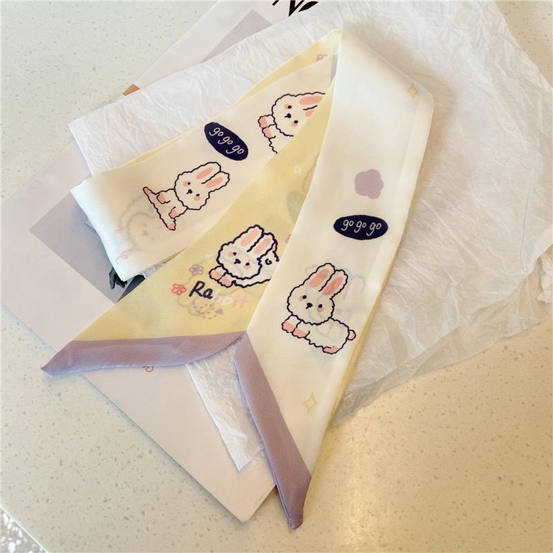 Шелковый шарф Qiandongge, повязка на голову в стиле ретро, завязанный хвост, бант, лента, повязка на голову, повязка на голову Mori Series