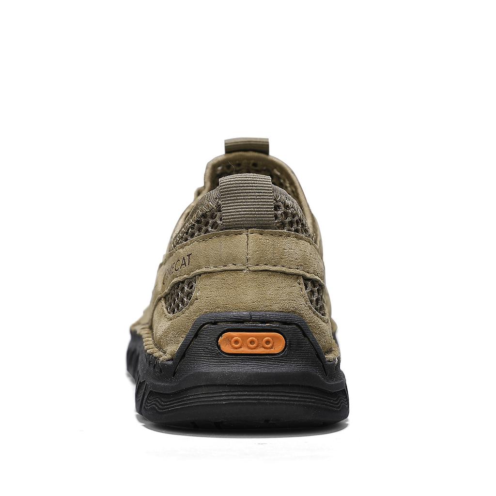 Летние мужские сандалии Сандалии для улицы из сетки Мягкие мужские сандалии Шлепанцы Сандалии ручной работы Римские тапочки для улицы