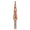 1Pcs Hexagonal Handle Spiral Groove Step Cone Cobalt Drill Bit High Speed Steel(412mm)