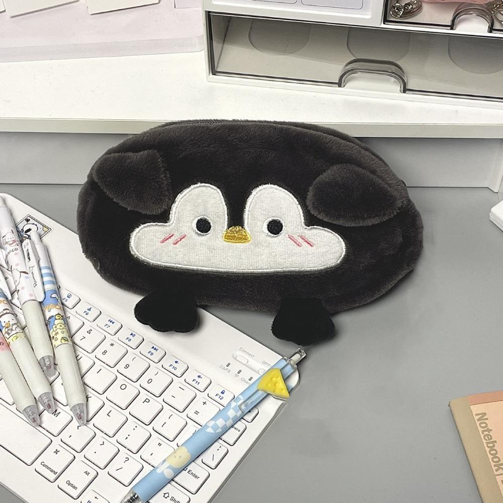 Плюшевый пенал большой вместимости, коробка для ручек, многофункциональная сумка для ручек, студенческий