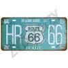 Винтажный Металлический Жестяной Знак Route 66 Машины Декор для Бара, Клуба, Шиномонтажа
