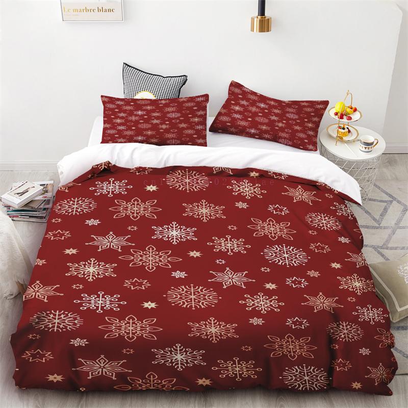 Пододеяльник Рождественский Лось Ветка Сосны Принт Декор Комнаты Спальня Гостиная Односпальный Двуспальный Квинсайз Кингсайз