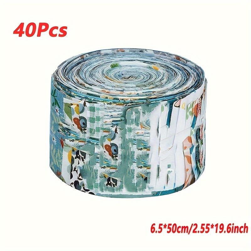 40Pcs Floral Printed Quilting Fabric Cotton Craft DIY Handmade Doll Clothes Fabric Precut