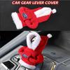 Christmas Styling Car Gear Shift Lever Cover Sweatshirt Gearshift Cover Decoration For Ford Focus Mustang Fiesta Kuga MK3 Ranger