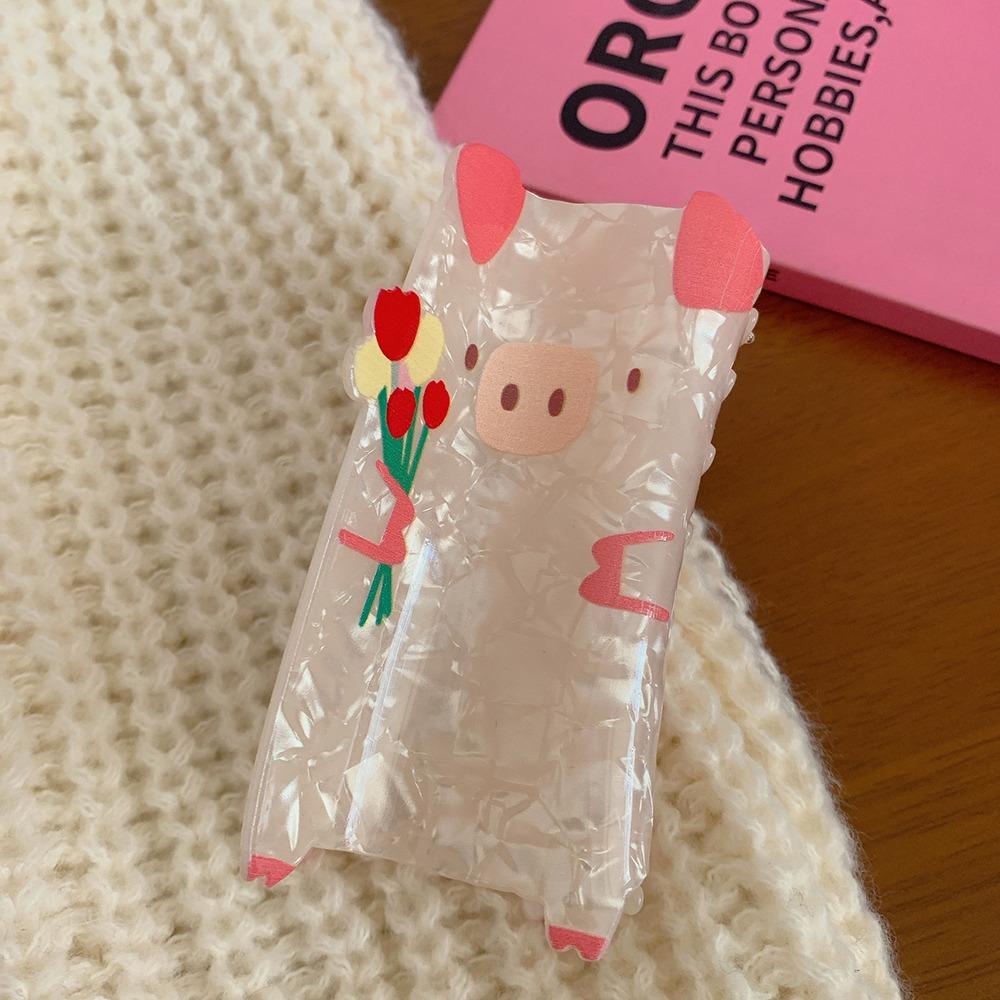 Acetic Acid Cat Acetate Hair Clip Piggy Puppy Grab Clip Sweet Dinosaur Hair Claw  Girls