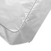 Washing Machine Cover Breathable Dust-proof Silver Color Good Heat Dissipation Washer Cover for Balcony