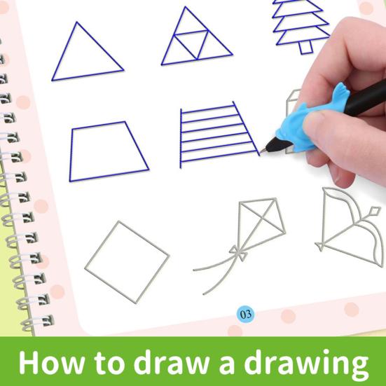 4 шт. Тетрадь для упражнений по письму, Практическая тетрадь, Набор рабочих тетрадей для отработки почерка с буквами, цифрами, английский язык, Прописи с углублениями, Рабочая тетрадь для учебной деятельности