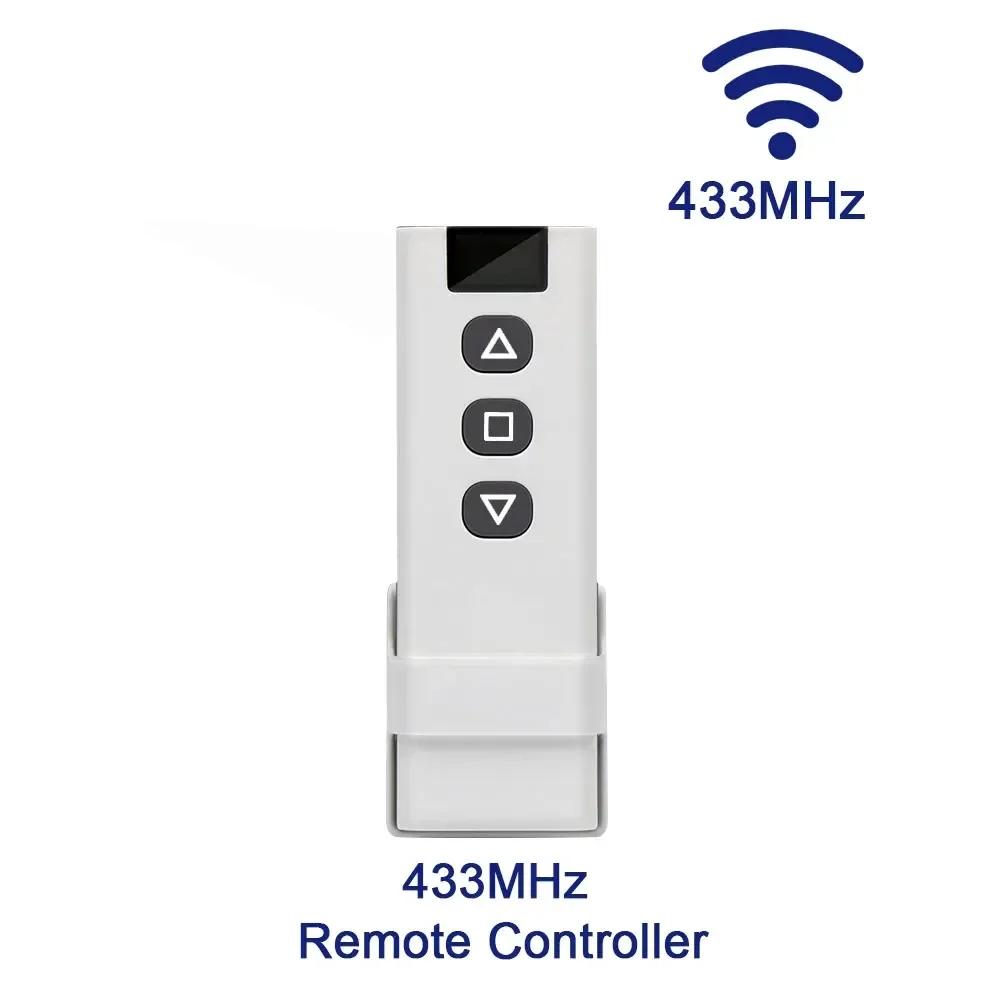 Умный WiFi модуль-выключатель для штор Tuya для рулонных штор, жалюзи, пульт RF433 МГц, поддержка приложения Smart Life, Alexa, Google Assistant