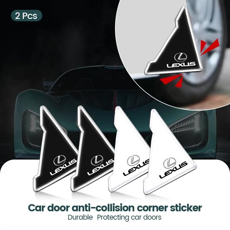 Car Door Anti-collision Corner Protectors Stickers Accessories For Lexus LS LC IS350 ES300 GS350 CT200h GX460 LX570 RX500h NX300RO8