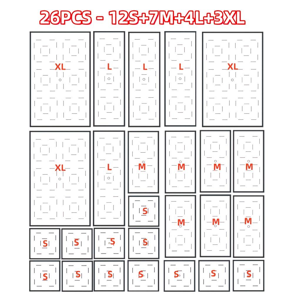 Прозрачный акриловый ящик для хранения косметики, подходит для туалетного столика, для хранения помады, теней для век, средств по уходу за кожей, для домашнего использования, разделитель для ящика, настольный органайзер для макияжа