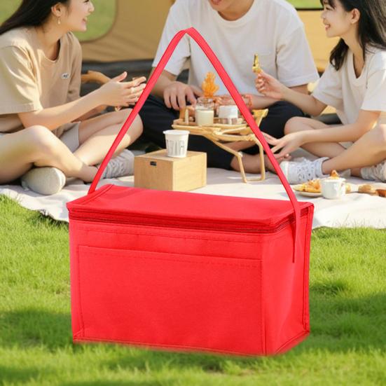 Термосумка для ланча, портативная термосумка, большая вместимость, складная, легкая, сумка-холодильник, принадлежности для кемпинга