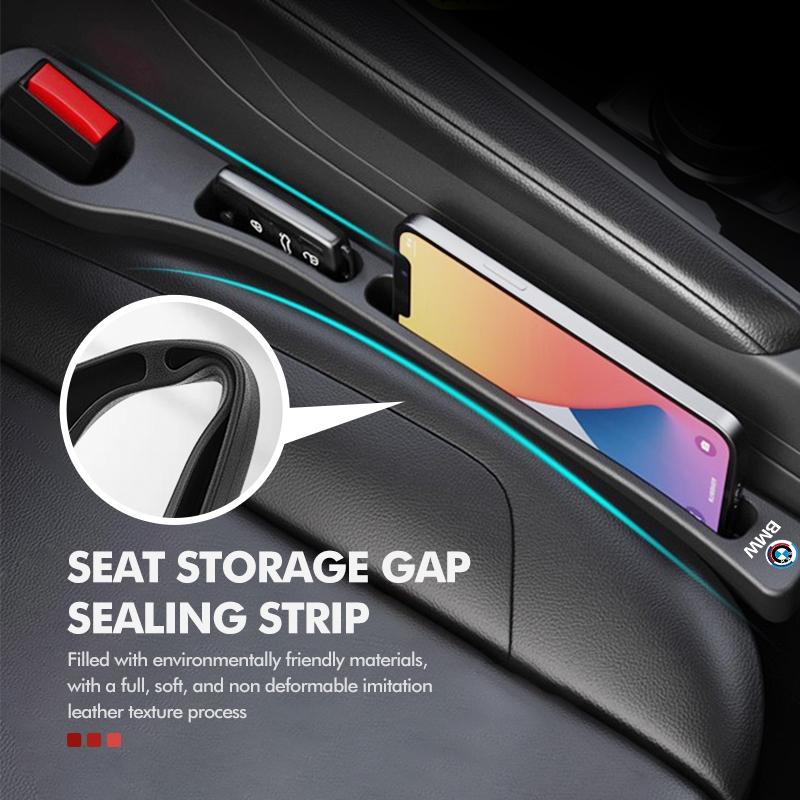 UVGK5 2pcs Car Seat Gap Filler Side Seam Plug Leak-proof Filling Strip For BMW Performance M2 M3 M4 X1 X3 X4 X5 E87 X7 E91 G20