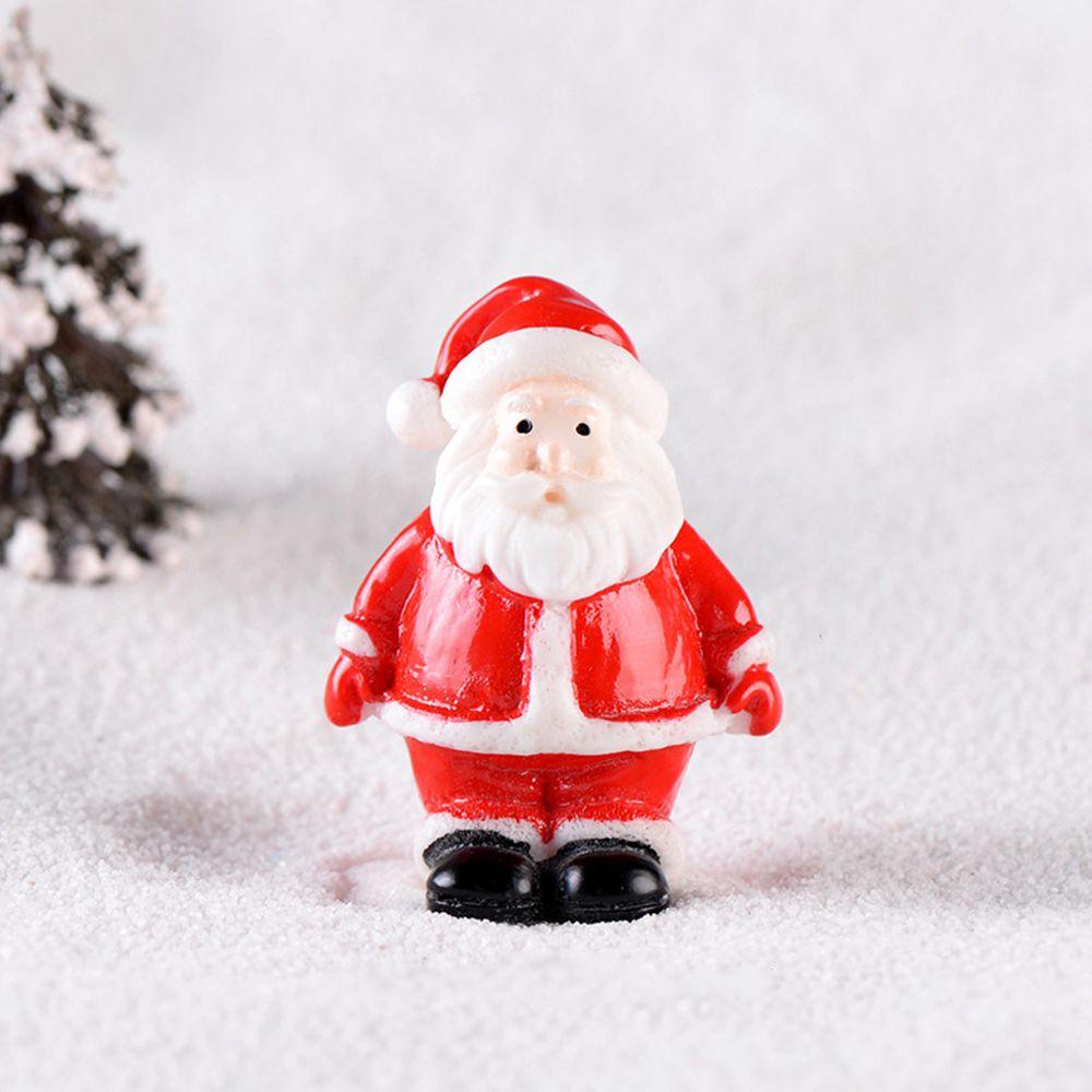 Mini Santa Claus 1 Pcs Resin Crafts Gift Christmas Decoration Christmas Ornaments Micro Landscape Figurines