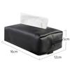 Leather Car Tissue Box Sun Visor Seat Back Hanging Bag Accessories For Volvo Rdesign V60 V40 XC90 S60 C30 XC60 V50 V70 S90 AWD