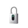 Waterproof Fingerprint Lock USB Charging Electronic Door Lock Portable Smart Padlock  Outdoor