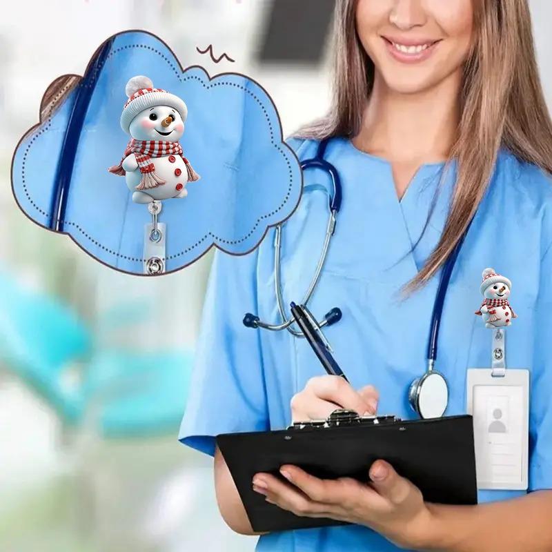Милый скролл для бейджа медсестры, практичный и масштабируемый подарок для медсестер и учителей.