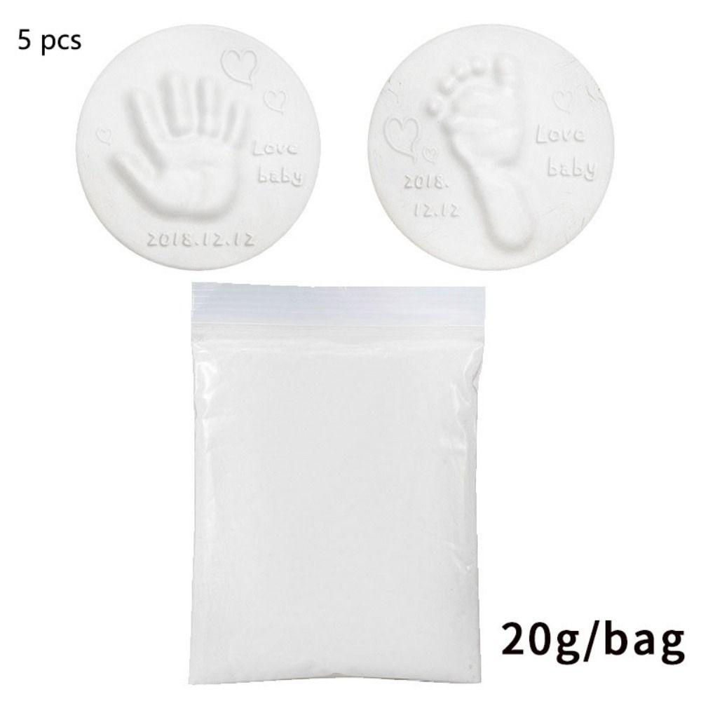 Пластичность Глина и Тесто Пластилин Обучение Отпечаток Ноги Грязь Глина Пушистый Отпечаток Руки Новорожденного