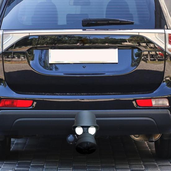 Забавный колпачок для защиты от пыли для прицепного устройства, универсальная простая установка, чехлы для фаркопа, аксессуары для украшения автомобиля