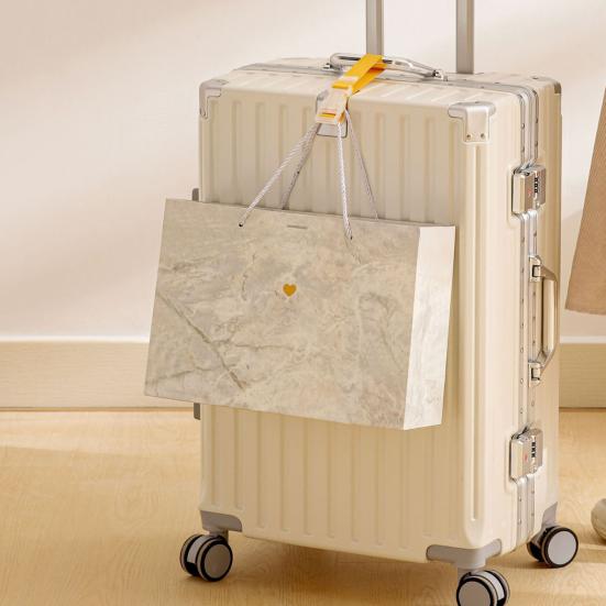 Adjustable Travel Bag Strap Secure Luggage Portable Nylon User-friendly Minimalistic Suitcase Buckle