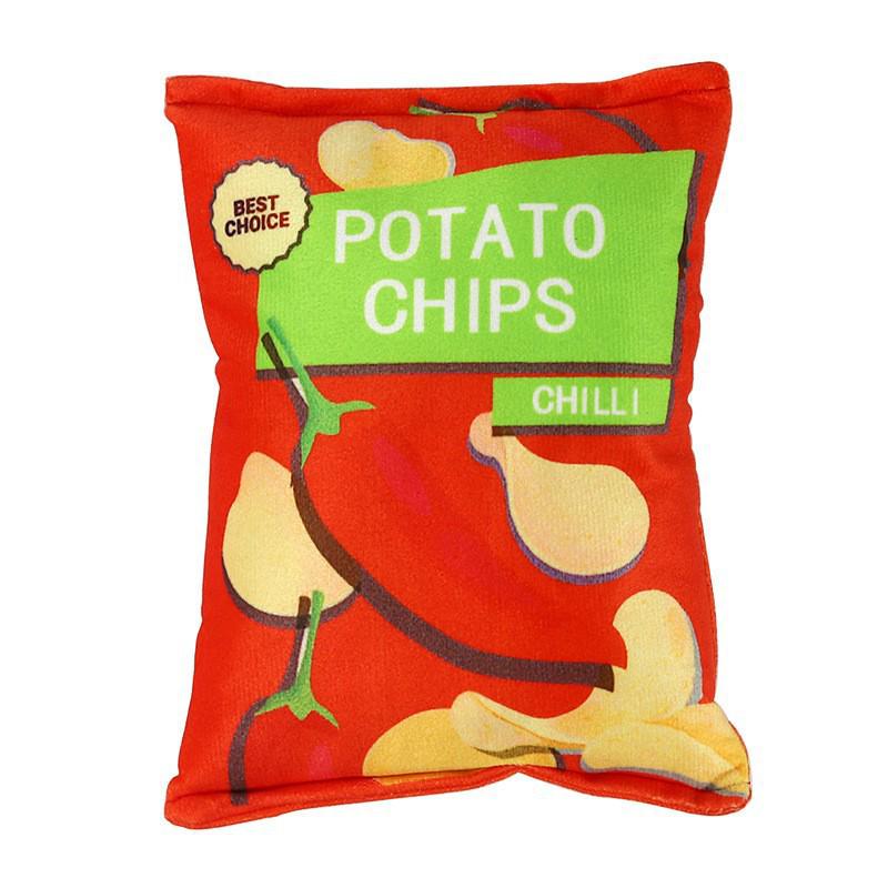 Плюшевый мячик-погремушка для собак - Милая звучащая игрушка для снятия щенячьей скуки