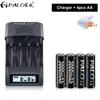 PALO 1.2V AA Rechargeable Battery Ni-mh 1.2v Batteries with 1.2V 1.5V AA AAA Battery Charger LCD Display Charger for Aaa Ni-mh Li-ion Battery