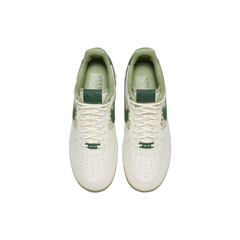 Nike Кроссовки Air Force 1 Low '07 Premium NAI KE Плетение Бамбук Парусный Горчичный Зеленый FN0369-100