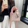 New High-end Heavy Industry Princess Diana Bag Silk Scarf Hand Bag Fashionable Versatile Shoulder Messenger Bag