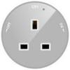 Switchable Surface-Mounted Track Socket with Concealed Slide-In Installation